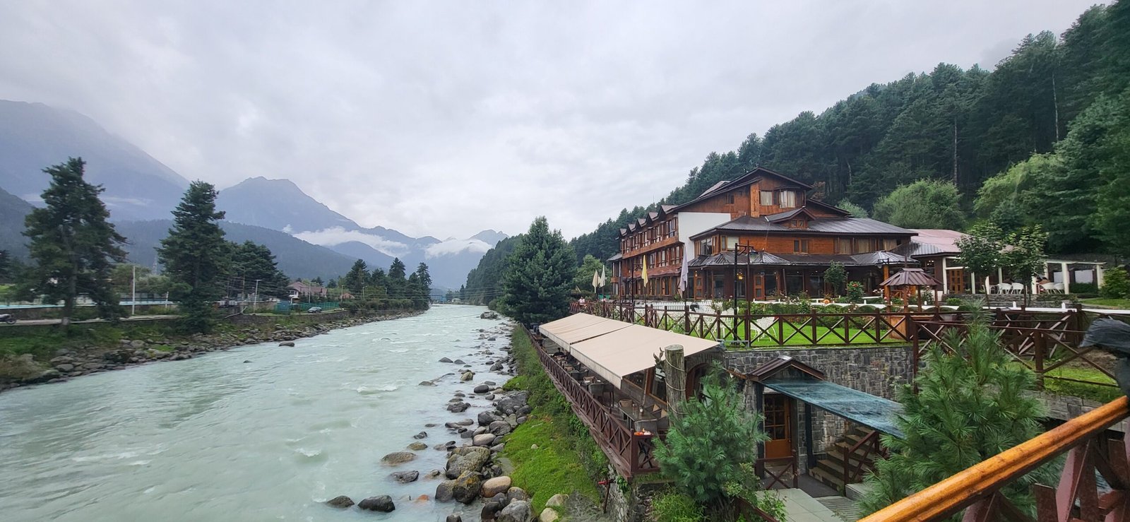 Beautiful Kashmir landscape and mountains