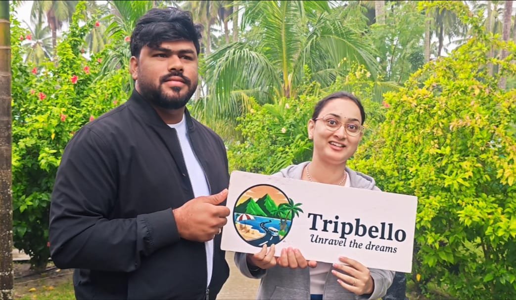 Happy Tripbello guests enjoying their Andaman tour package vacation